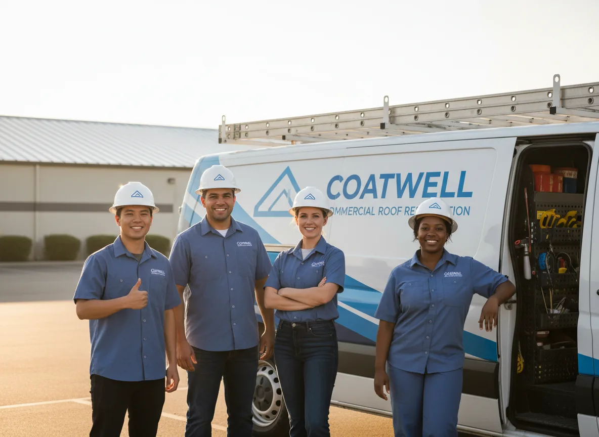 Commercial roof coating company in Cleveland, MN